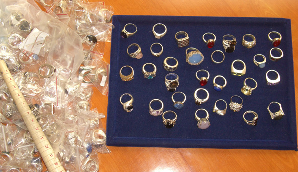 Collection de bagues indiennes
