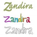 Logo Zandira - Planche 1