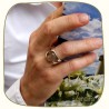 Bague quartz rutilé noir et argent